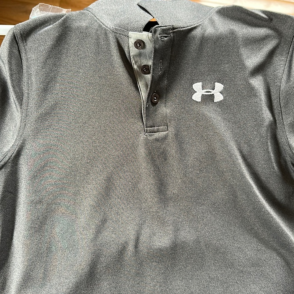 Boys heat gear under armor polo